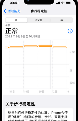 彭水iPhone手机维修如何在iPhone开启'步行稳定性通知'