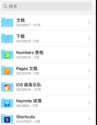 彭水apple维修中心分享iPhone文件应用中存储和找到下载文件