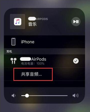 彭水苹果14音频维修点分享iPhone14音频共享设置方法 