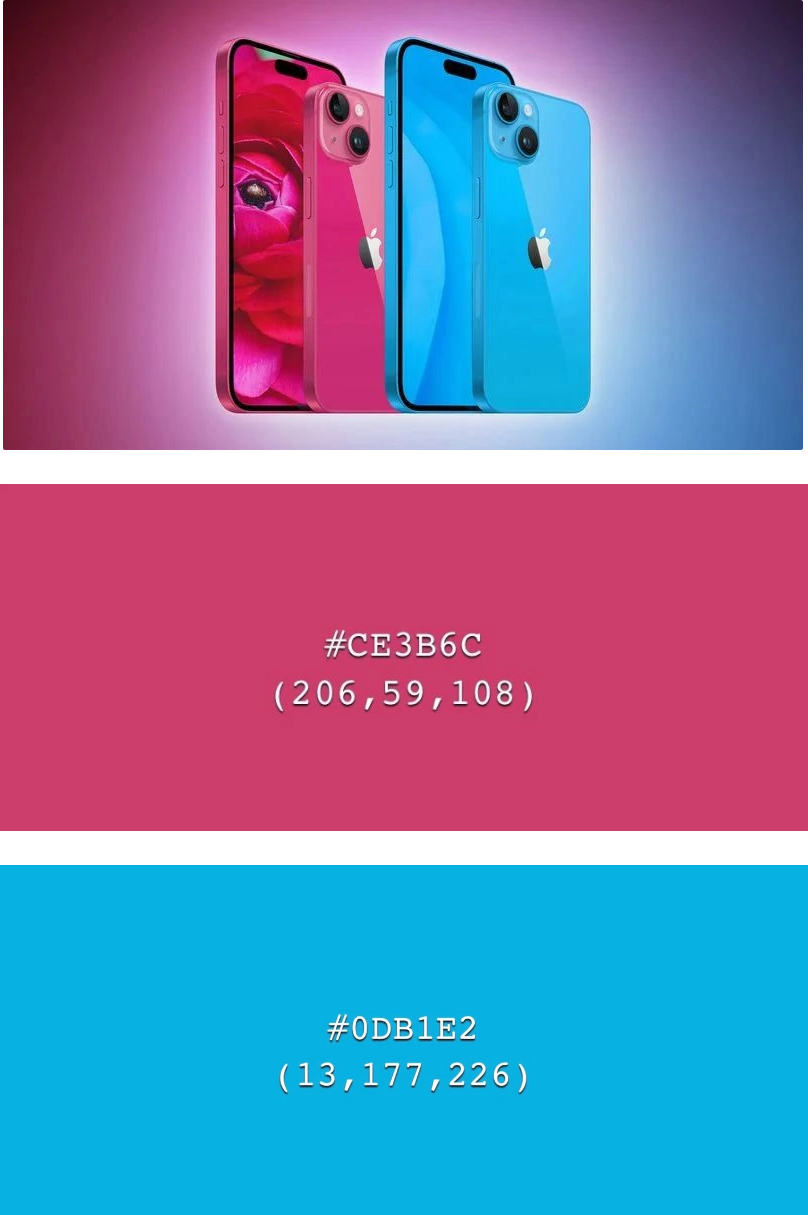 彭水苹果维修网点分享iPhone 15 系列手机有哪些配色 