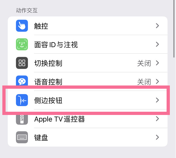 彭水苹果14维修店分享iPhone14 Plus侧键双击下载功能关闭方法 