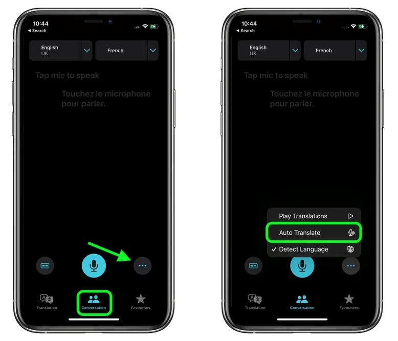 彭水苹果手机维修分享iOS 15 “翻译” App 新改进 