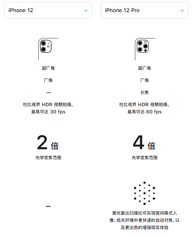 彭水苹果手机维修分享苹果 iPhone 12 与 iPhone 12 Pro 选哪款 